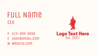 Red Fire Chicken  Business Card Image Preview