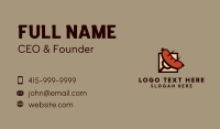 Grill Fork Sausage Business Card Design