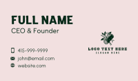 Spring Roll Leaf Business Card Preview