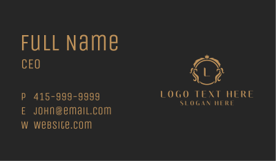 High End Fashion Boutique Business Card Image Preview