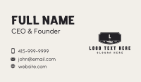 Wood Saw Tree Lettermark  Business Card Image Preview