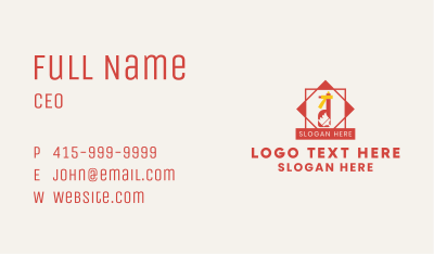 Sanitation Broom Cleaning  Business Card Image Preview