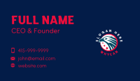 United States Patriotic Eagle Business Card Design