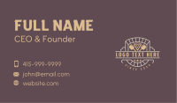 Stone Oven Pizzeria Business Card Image Preview
