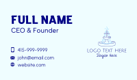 Blue Water Fountain Business Card Image Preview