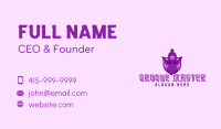 Samurai Ninja Girl Business Card Image Preview