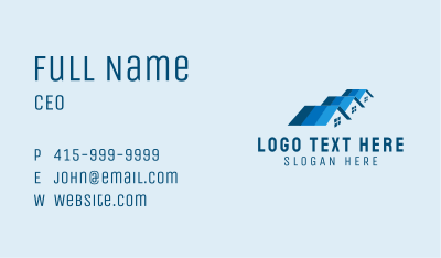 Roof Residential House Business Card Image Preview