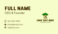 Tree Reading Book Business Card Design