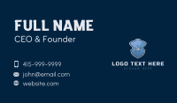 Protection Shield Star Business Card Preview