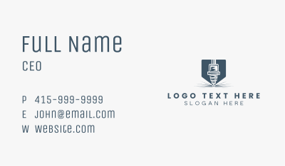 Metalwork Laser Machine Business Card Image Preview