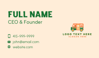 Food Truck Delivery Business Card Design