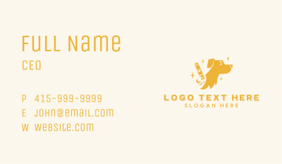 Dog Pet Care Grooming Business Card Image Preview
