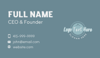 Star Circle Wordmark Business Card Preview