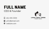 3D Blocks Letter N Business Card Preview