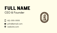 Coffee Grinder Brew Business Card Design