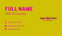 Retro Neon Dots Business Card Image Preview