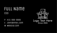 Protest Rally People Business Card Image Preview