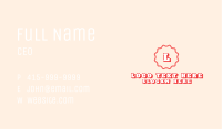 Beauty Fashion Badge Letter Business Card Image Preview