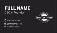Round Casual Business Business Card Image Preview