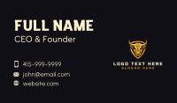 Bull Horn Ox Business Card Image Preview