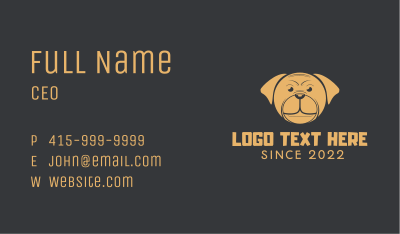 Dog Pet Grooming Business Card Image Preview