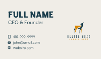 Lightning Bolt Deer Business Card Image Preview