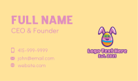Colorful Easter Bunny Egg Business Card Image Preview