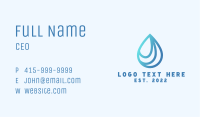 Water Droplet Fluid Business Card Image Preview