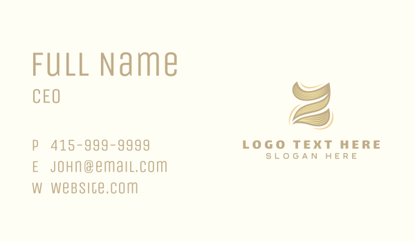 Stylish Brand Letter Z Business Card Design Image Preview