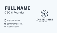 Hexagon Textile Pattern  Business Card Image Preview