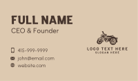 Vintage Motorcycle Business Card Image Preview