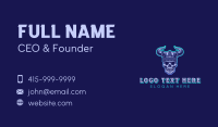 Viking Skull Warrior Business Card Image Preview