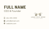 Eyelashes Beauty Cosmetics Business Card Image Preview