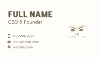 Eyelashes Beauty Cosmetics Business Card Image Preview