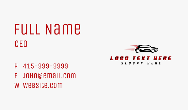 Car Automobile Racing Business Card Design Image Preview