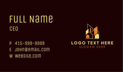 Urban Building Contractor Business Card Image Preview
