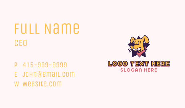 Star Dog Breeder Business Card Design Image Preview