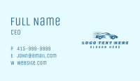 Blue Sports Car Business Card Image Preview