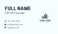 Sailing Boat Yacht Business Card Design