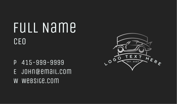 Vehicle Car Dealer  Business Card Design Image Preview