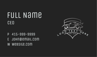 Vehicle Car Dealer  Business Card Image Preview