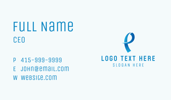 Consulting Firm Letter P Business Card Design Image Preview