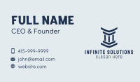 Legal Corporate Column Business Card Image Preview