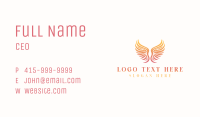 Heavenly Angel Wings Business Card Image Preview