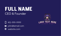 Cat Girl Gamer Business Card Image Preview