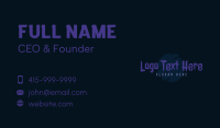 Grungy Brush Graffiti Wordmark Business Card Image Preview