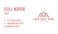 Letter AM Statistics Business Card Image Preview