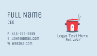 Steaming Rice Cooker Business Card Image Preview