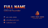 Flame Wolf Gaming Business Card Image Preview