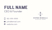 Professional Accounting Letter Business Card Image Preview